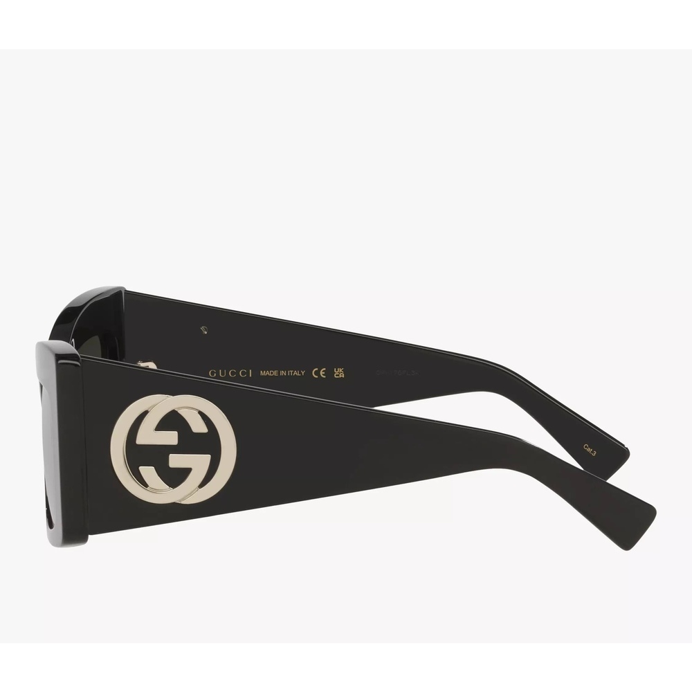 NWT Gucci GG1842S-001 Black 53mm Sunglasses - Picture 4 of 5